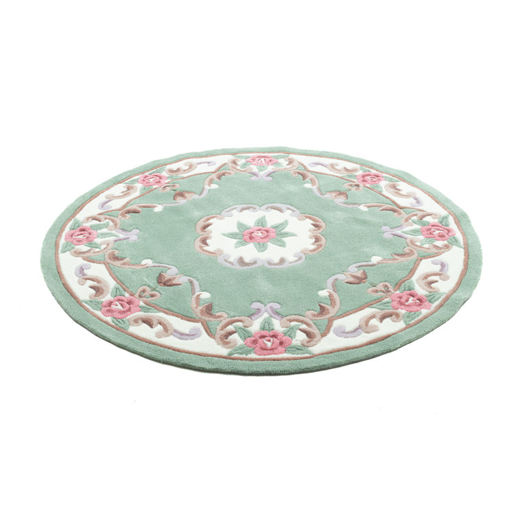 Ming Hand Tufted Green Rug
