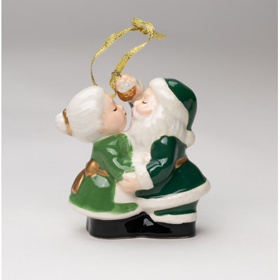 3.5'' Handmade Ceramic People Hanging Figurine Ornament