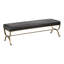 Bench Antique Black/Gold