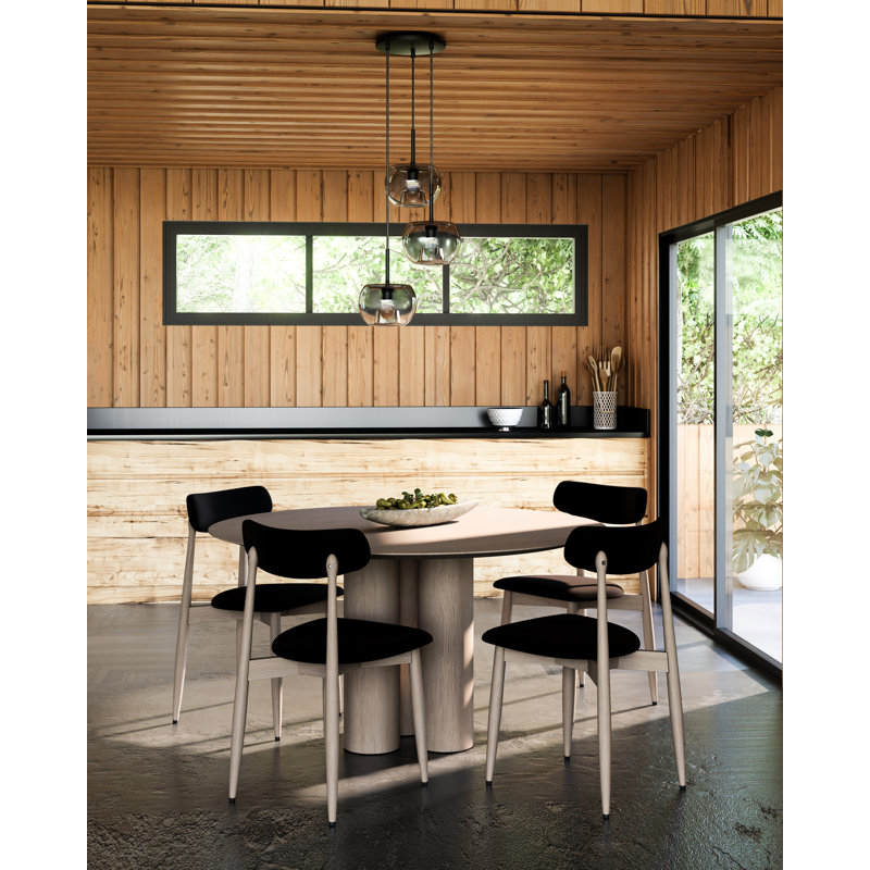 Samar 3 - Light Pendant, Black/Smoked