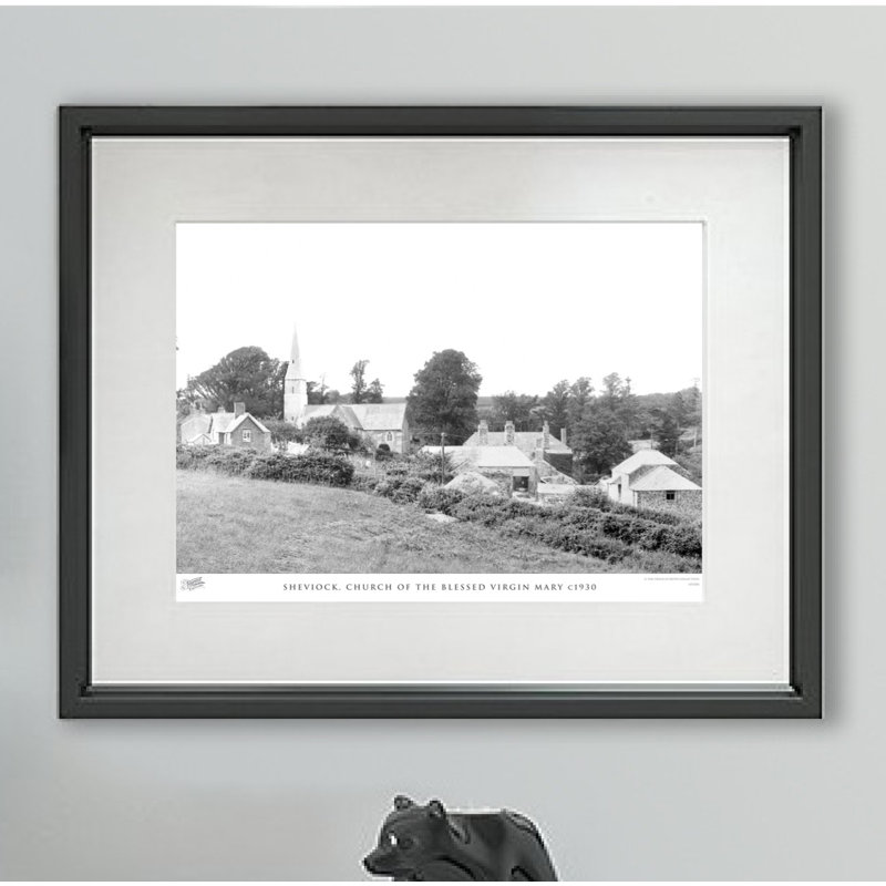 Sheviock, Church Of The Blessed Virgin Mary C1930 by Francis Frith - Single Picture Frame Print, 45cm H x 60cm W x 2.3cm D