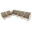 Canapé modulaire moderne avec coussins de siège de rangement-917204912