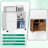 Keydy 31.5'' Wide 2 -Drawer Mobile Steel File Cabinet-1386447310