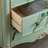 Green Solid + Manufactured Wood Accent Cabinet