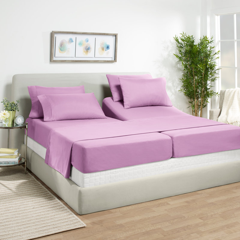 Microfiber Sheet Set, Lavender Dream, Full/Double