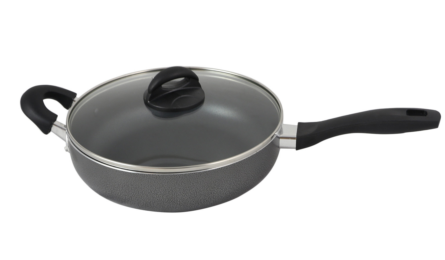 Oster Non Stick Aluminum Saute Pan with Lid | Wayfair