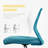 Rubin Mid Back Armless Office Chair-2074619248