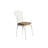 3 Piece Cast Aluminum Patio Bistro - 2 Chairs And 1 Round Table With Cushion In White For Outdoor Use Robust Construction, Easy Assembly Patio, Garden, Backyard Effortless