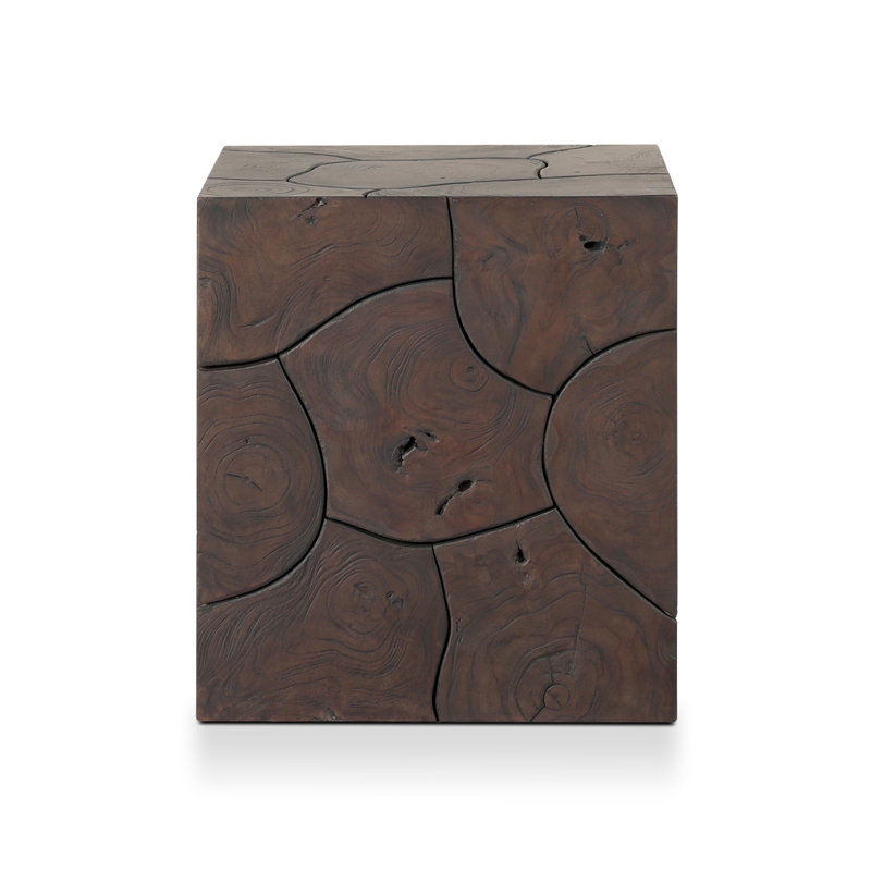 Outdoor Square Teak Side Table