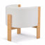 Ensemble de 2 chaises de salle à manger rembourrées, structure en bois de caoutchouc naturel et tissu bouclé, fauteuils modernes