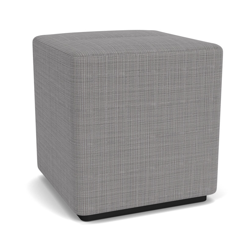 Repose-pieds Darsey, Gris chambray, Noir