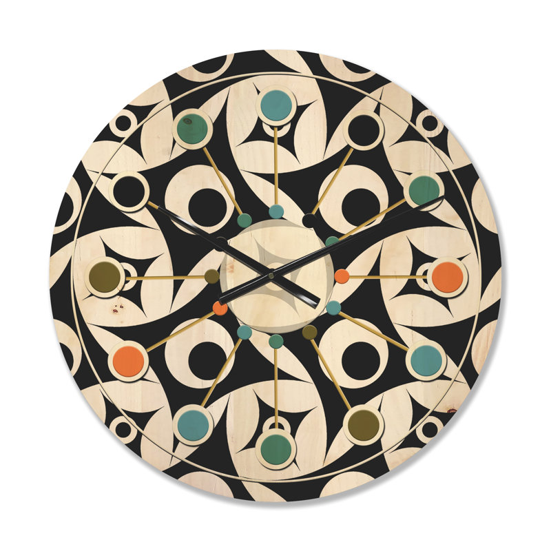 Solid Wood Wall Clock, Medium