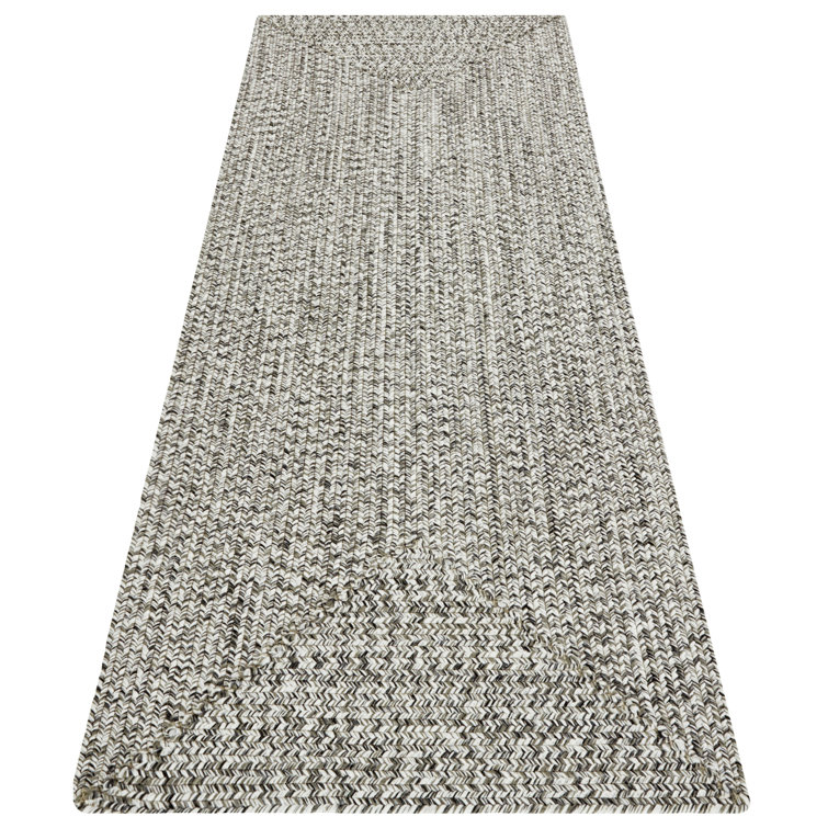 Machine Woven Grey Indoor/Outdoor Rug