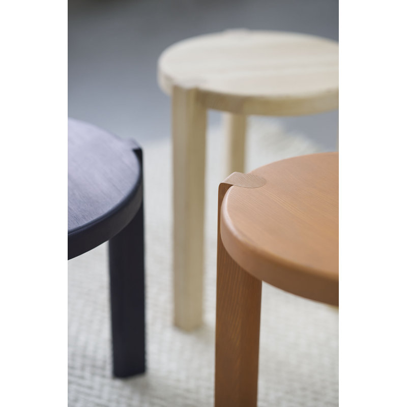Ragnesminde Solid Wood End Table, Peach