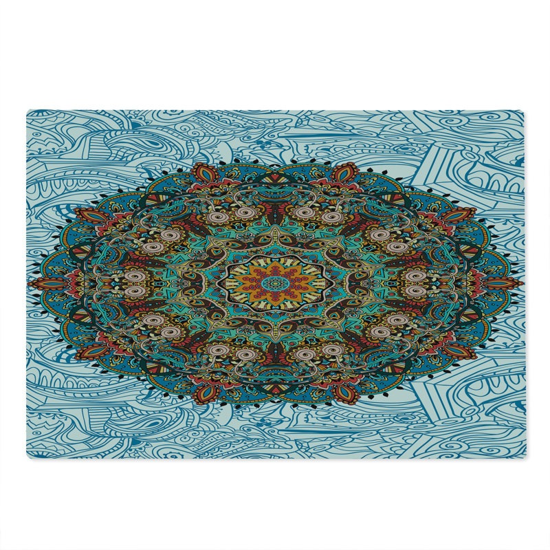 Multicolore ornement oriental Ambesonne Mandala