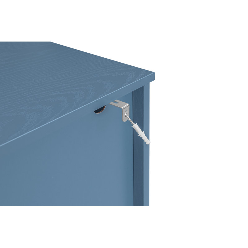 2 Door 2 Drawer Cabinet, Blue