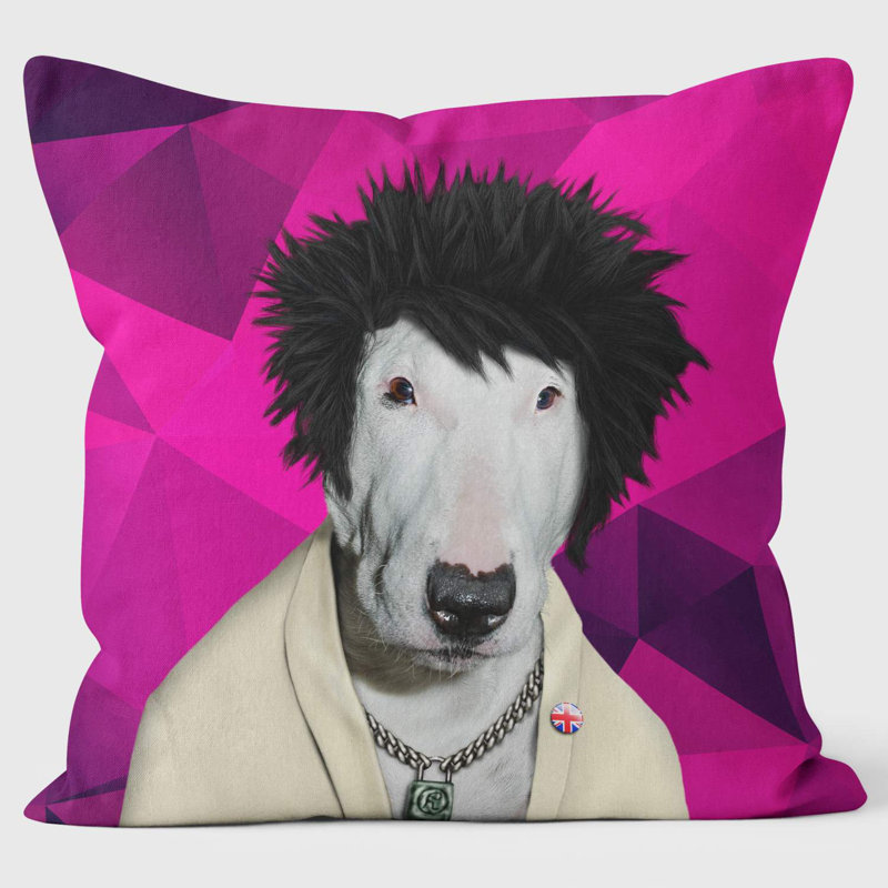 Punk Geometric - Pets Rock Cushion