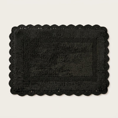 Tapis pour salle de bain en crochet