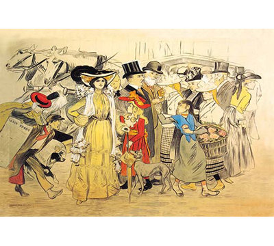 " Le Boulevard " by Theophile Alexandre Steinlen