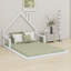 Lit de plancher avec tête de lit en forme de maison-29260866