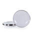 Set of 4 Solid White Appetizer Plates-1868666834