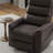 Faux Leather Power Lift Chair In Bentley Dark Brown-125913152