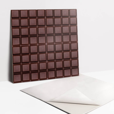 Noyale 30 x 30cm PVC Tile in Brown