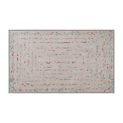Tapis gris lavable à la machine