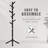 Lathaniel Freestanding 8 - Hook Coat Rack-351048962