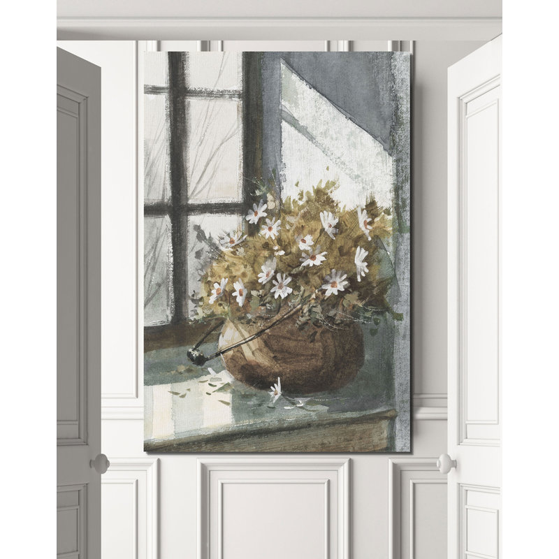 «Daisies in the Window», reproduction, H 18 po x l 12 po x P 1,5 po, Toile tendue