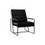 Fauteuil moderne avec cadre en métal et cuir-1663950097