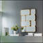 Magnifique miroir rectangulaire décoratif pour chambre à coucher, vestiaire, couloir ou espace de vie