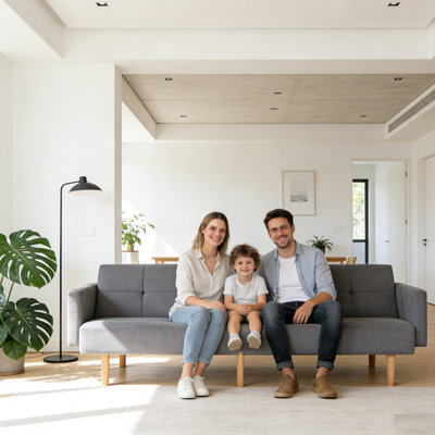 THREE SEATER SOFA BED 