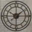Metal Skeleton Wall Clock