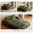 Green Polyester Modular Sofa bed cushion couch