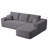 Spacious Cloud Sectional Sofas, Plush Fabric Upholstered, Modern Design For Living Room