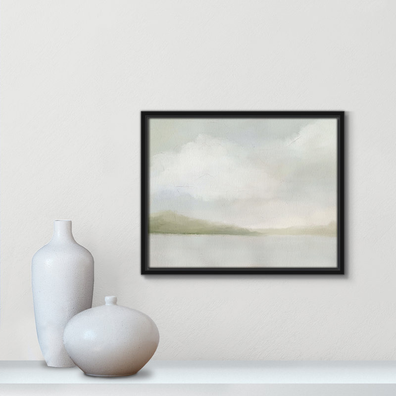 Queensland " A Tranquil Morning ", 12.5" H x 15.5" W, Black