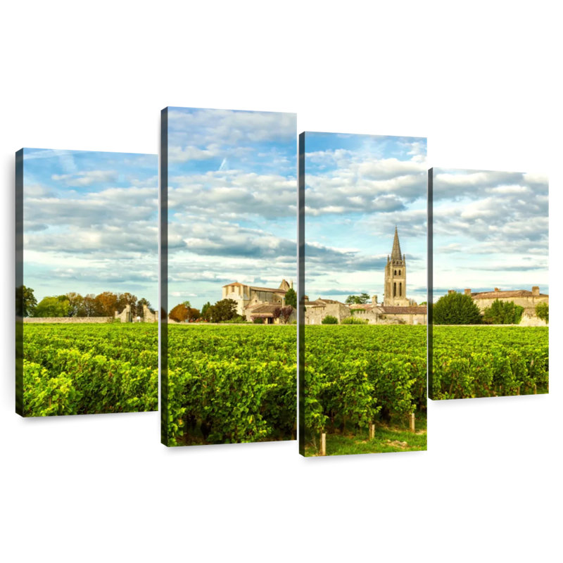 Vignoble français de Bordeaux, H 48 po x l 75 po