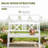 Rustic Outdoor Park Bench