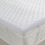 Slumberdown White Airstream Breathable 4cm Mattress Topper-24734620
