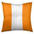 Orange / blanc