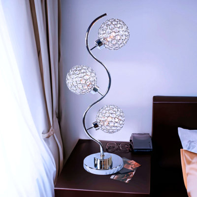 Lampe de table en cristal Elegant