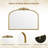 Kiany Metal Arched Mirror Vintage Mirror with Ornate Frame-668868098-658924789