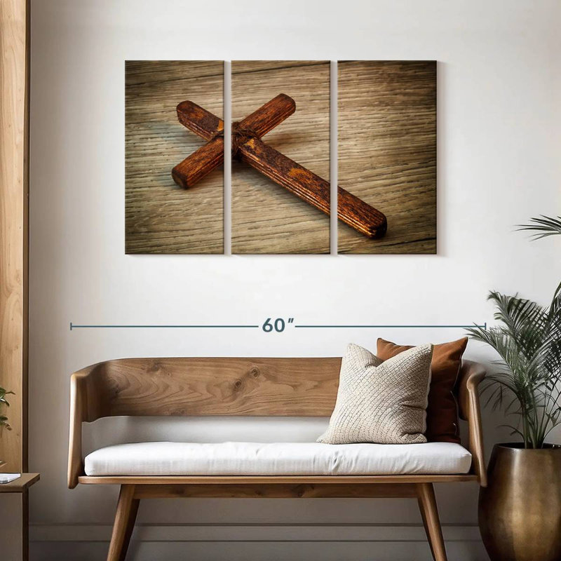 Adella Old Rugged Cross, 28" H x 45" W