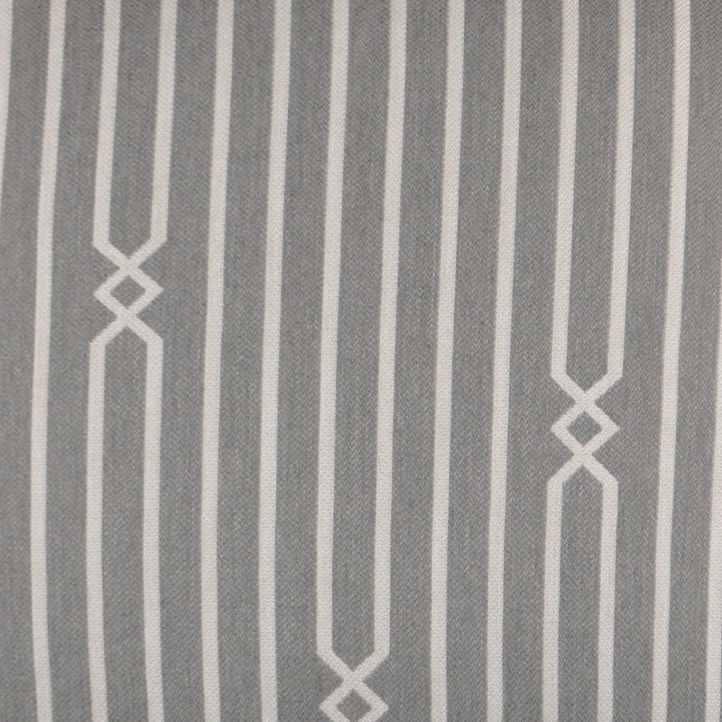 Kitri Striped Sunbrella® Outdoor Throw Pillow, Stone