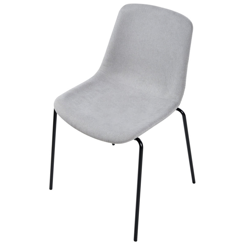 Upholstered Bar Stool, Grey