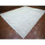 Tapis oriental blanc en laine noué à la main 11 pi 9 po x 14 pi 8 po 5260FED891064888807A5AB671D0B819