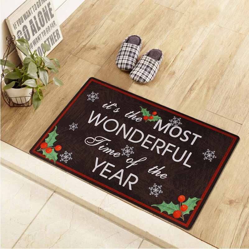 Sa plus merveilleuse 28,9 po x 17,3 po tapis de porte extérieur antidérapant