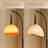 Iron Art Decorative Shelf Integrated Bedroom Standing Desk Lamp