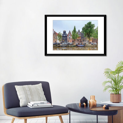 Cityscape III, Amsterdam, North Holland Province, Pays-Bas, reproduction de photo sur toile tendue